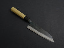 Load image into Gallery viewer, KYOHEI AOGAMI KUROUCHI SANTOKU OCTAGONAL MAGNOLIA HANDLE
