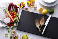 ASAHI PROFESSIONAL RUBBER CUTTING / CHOPPING BOARD (BLACK)
