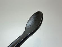 Load image into Gallery viewer, SHIGARAKIYAKI HECHIMON KURO-SABI CERAMIC SPOON
