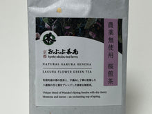 Load image into Gallery viewer, OBUBU NATURAL SAKURA SENCHA / SAKURA FLOWER GREEN TEA
