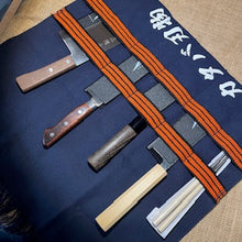 Load image into Gallery viewer, KATABA ORIGINAL COTTON KNIFE ROLL NAVY
