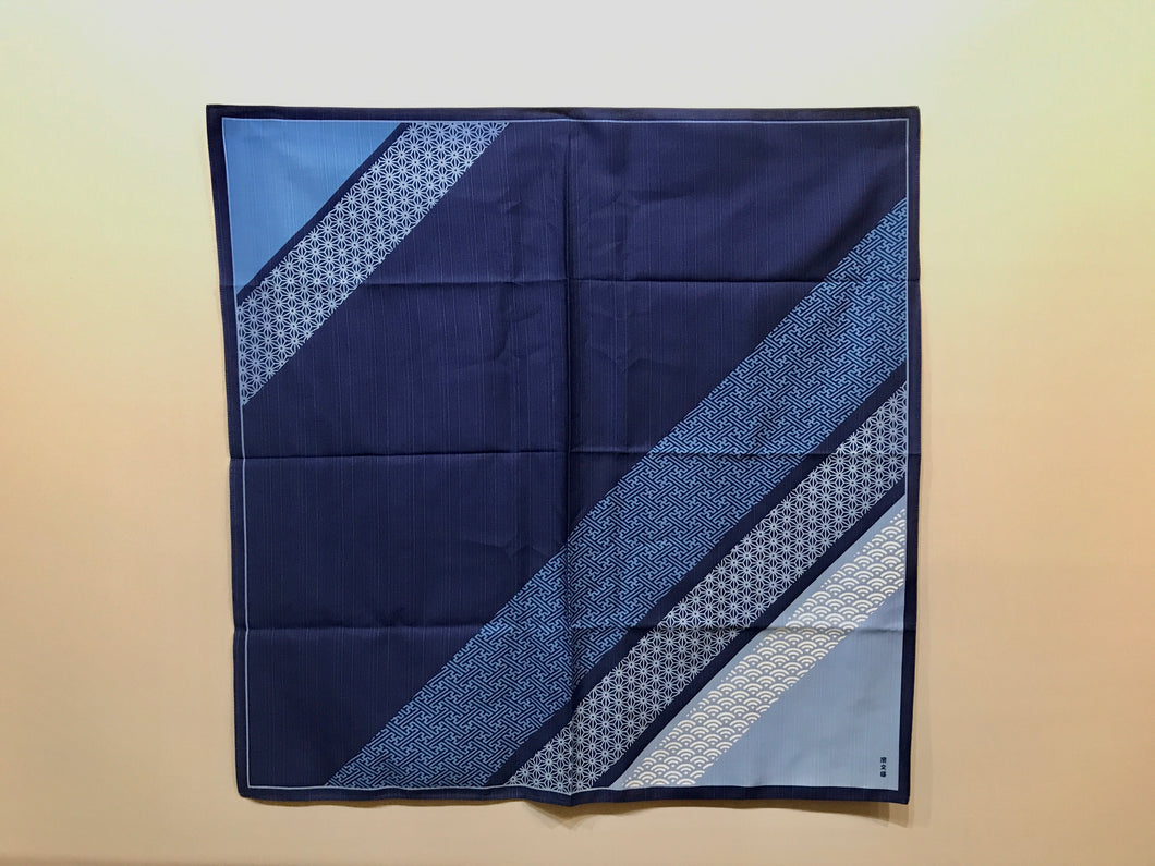 FUROSHIKI NANAME KOMONJIMA (NAVY)