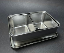 Load image into Gallery viewer, JAPANESE STAINLESS STEEL 2 GASTRONORM PANS SET

