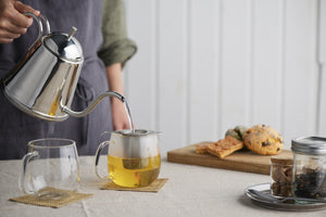 "and" STAINLESS SLIM TEA STRAINER