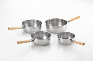 YUKIHIRA STAINLESS SAUCEPAN (4 SIZES)**