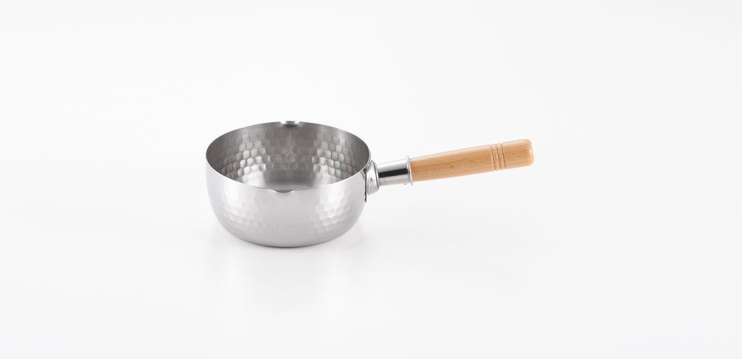 YUKIHIRA STAINLESS SAUCEPAN (5 SIZES)