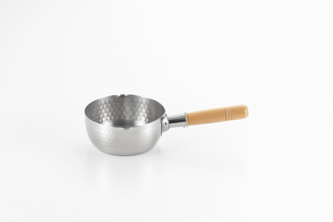 YUKIHIRA STAINLESS SAUCEPAN (4 SIZES)