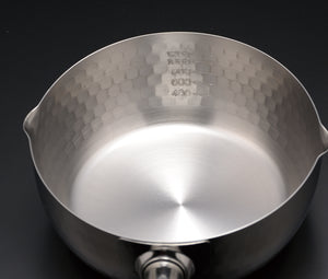 YUKIHIRA STAINLESS SAUCEPAN (4 SIZES)