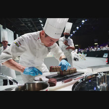 Load and play video in Gallery viewer, ASAHI PRO BLACK RUBBER CUTTING / CHOPPING BOARD 500x330x20
