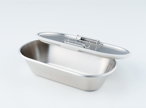 AIKATA BENTO BOX / STAINLESS CONTAINER WITH STOPPER (GRAY)