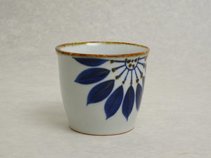 HASAMIYAKI BLUE FLOWER SMALL CUP