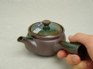 BAMKO-WARE HANA ORIBE TEAPOT WITH STAINLESS TEA STRAINER