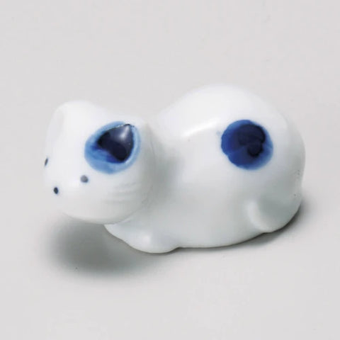CHOPSTICKS REST MAME NEKO (BLUE）