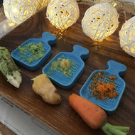 CHOKOTTO OROSHI-KI /  CERAMIC GRATER TURQUOISE BLUE