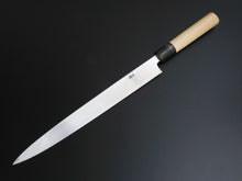 Load image into Gallery viewer, HITOHIRA TANAKA MOSUKE SHIROGAMI-2 YANAGIBA 240MM MAGNOLIA WOOD HANDLE*
