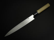 Load image into Gallery viewer, HITOHIRA GOROBEI AOGAMI-2 YANAGIBA 210MM MAGNOLIA HANDLE
