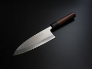 KICHIJI LEFT- HANDED KASUMI DEBA 165MM ROSE WOOD HANDLE
