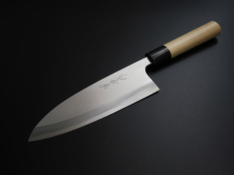KICHIJI LEFT- HANDED KASUMI DEBA 165MM MAGNOLIA HANDLE