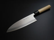 KICHIJI LEFT- HANDED KASUMI DEBA 165MM MAGNOLIA HANDLE