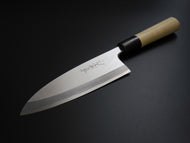 KICHIJI LEFT- HANDED KASUMI DEBA 180MM MAGNOLIA HANDLE