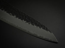 Load image into Gallery viewer, TSUNEHISA AOGAMI SUPER CORE STAINLESS CLAD TSUCHIME KUROUCHI GYUTO 210MM ROSE WOOD HANDLE
