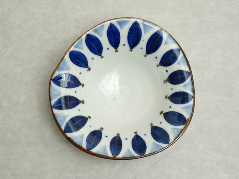HASAMIYAKI PETAL OVAL SMALL BOWL