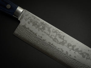 MASUTANI VG-10 DAMASCUS NAKIRI BLUE PAKKA HANDLE 170MM*