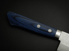 Load image into Gallery viewer, MASUTANI VG-10 DAMASCUS NAKIRI BLUE PAKKA HANDLE 170MM*
