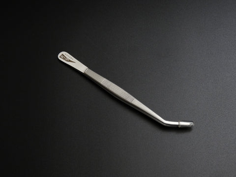 KATABA CHEF'S PLATING TWEEZERS 160MM No.1 CRANKED END