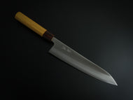 OUL SHIROGAMI-1 STAINLESS CLAD GYUTO 210MM KEYAKI / ZELKOVA HANDLE