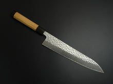 Load image into Gallery viewer, HITOHIRA AUS-10 HAMMERED DAMASCUS GYUTO 240MM CHERRY WOOD HANDLE*
