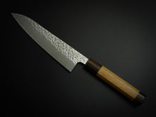Load image into Gallery viewer, HITOHIRA AUS-10 HAMMERED DAMASCUS GYUTO 180MM CHERRY WOOD HANDLE
