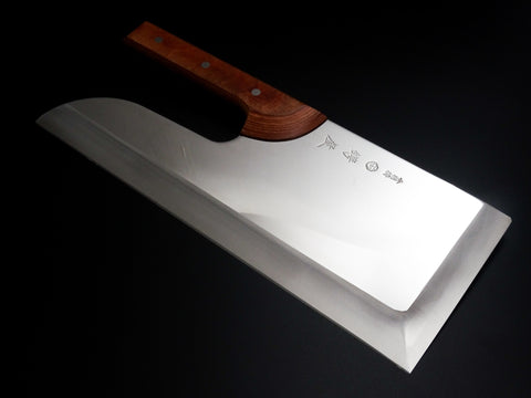 TSUBAYA STAINLESS MENKIRI / NOODLE KNIFE 330MM PAKKA HANDLE