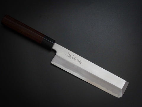 KICHIJI JOSAKU EDO USUBA 195MM ROSE WOOD HANDLE