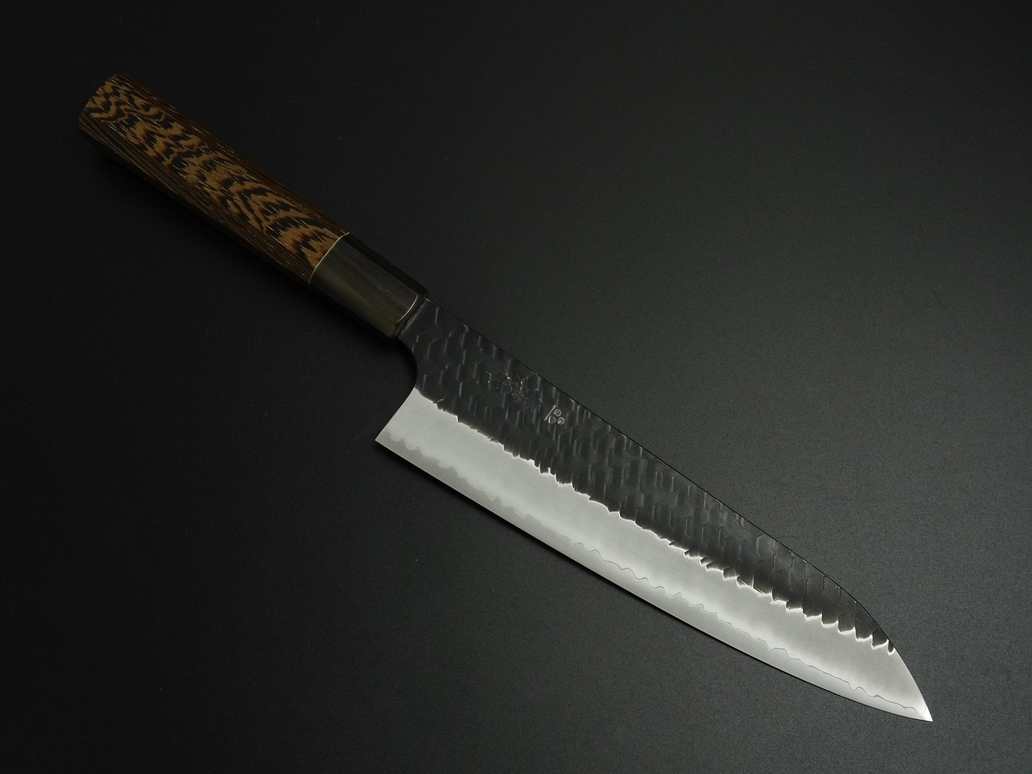 Hammered Finish Gyuto Japanese Knife: 210 mm, NIGARA