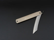 Load image into Gallery viewer, HIGONOKAMI SK WARIKOMI CRAFT KNIFE SILVER HANDLE LARGE SIZE
