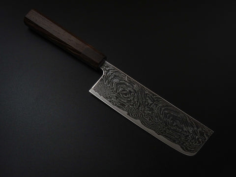 HITOHIRA NICKEL DAMASCUS NAKIRI 165MM TAGAYASAN HANDLE