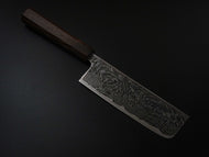 HITOHIRA NICKEL DAMASCUS NAKIRI 165MM TAGAYASAN HANDLE