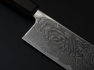 HITOHIRA NICKEL DAMASCUS NAKIRI 165MM TAGAYASAN HANDLE