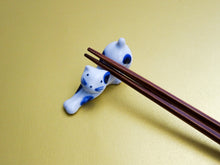 Load image into Gallery viewer, CHOPSTICKS REST CAT（BLUE）*
