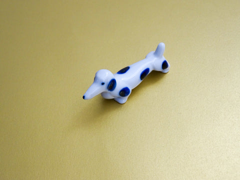 SAUSAGE DOG CHOPSTICKS REST（BLUE)