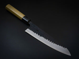 YAMAMOTO TSUCHIME KUROUCHI GYUTO 210MM AOGAMI2  MAGNOLIA WOOD HANDLE*