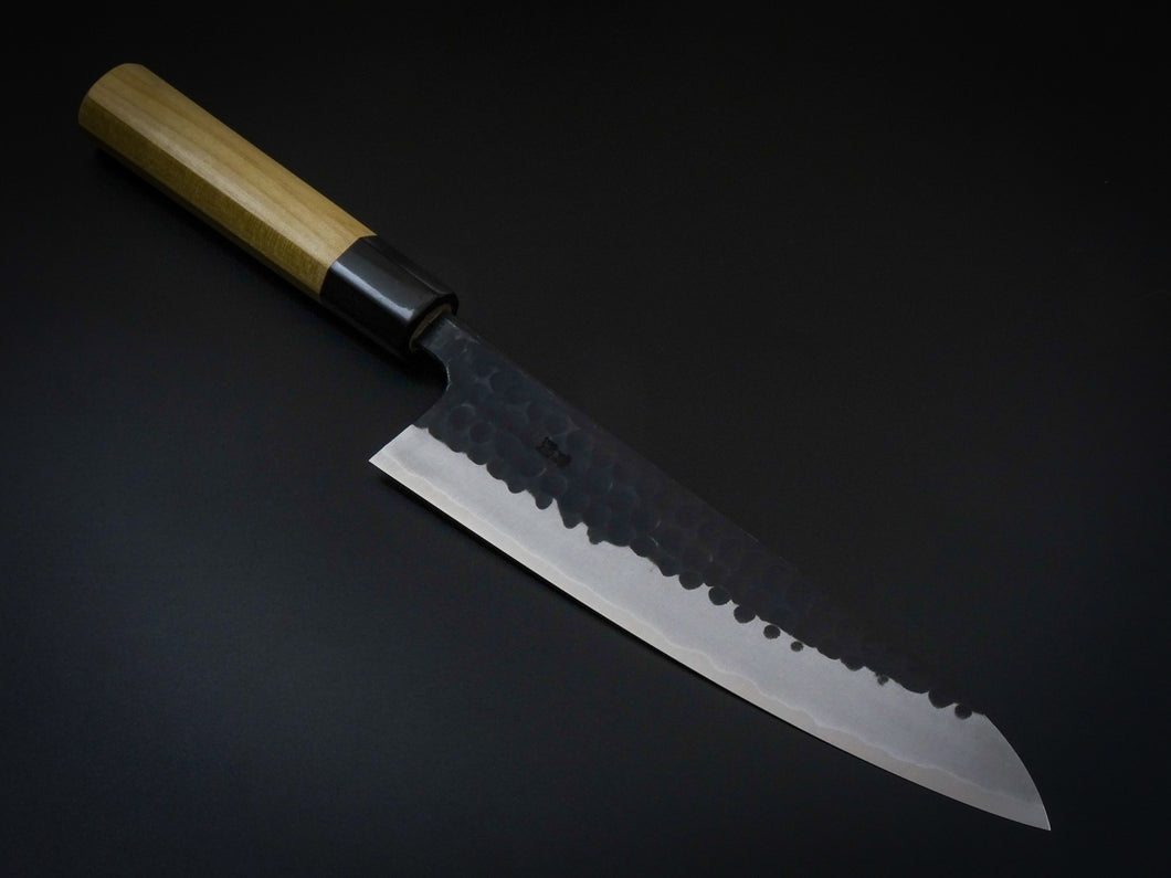 YAMAMOTO TSUCHIME KUROUCHI GYUTO 210MM AOGAMI2  MAGNOLIA WOOD HANDLE*