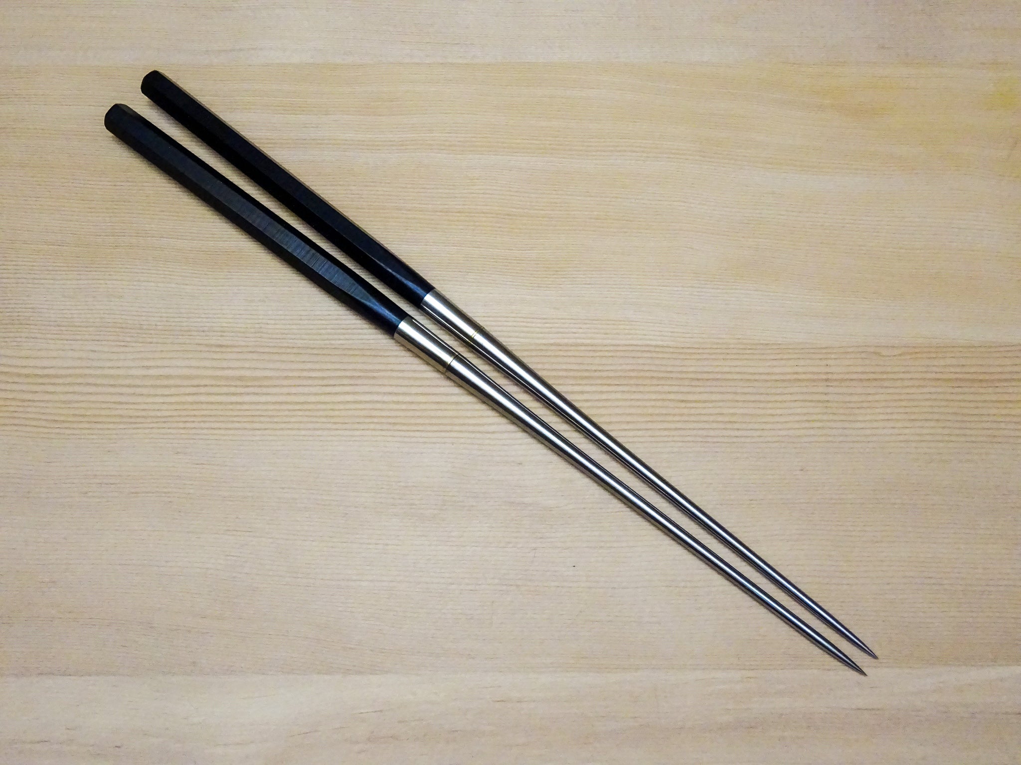 STAINLESS MORIBASHI / PLATING CHOPSTICKS 150MM HEXAGONAL