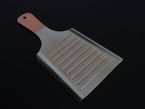 OROSHIGANE HANDMADE COPPER GRATER DUAL COARSE / FINE 140MM