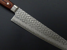 Load image into Gallery viewer, KICHIJI VG-10 33 LAYER HAMMERED DAMASCUS GYUTO 240MM
