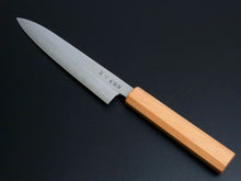 Load image into Gallery viewer, HADO GINSAN PETTY KNIFE 150MM CHERRY HANDLE  FORGED BY SHOGO YAMATSUKA*
