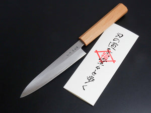 HADO GINSAN PETTY KNIFE 150MM CHERRY HANDLE  FORGED BY SHOGO YAMATSUKA*