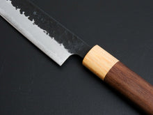 Load image into Gallery viewer, TSUNEHISA AOGAMI SUPER CORE STAINLESS CLAD HAMMERED KUROUCHI SUJIHIKI ROSEWOOD HANDLE 240MM
