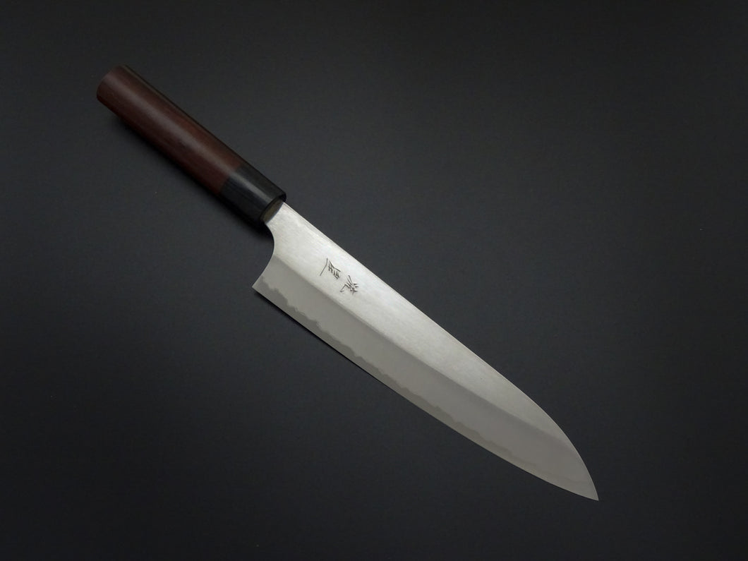 MAKOTO KUROSAKI RYUSEI AOGAMI SUPER GYUTO 210MM ROSEWOOD HANDLE